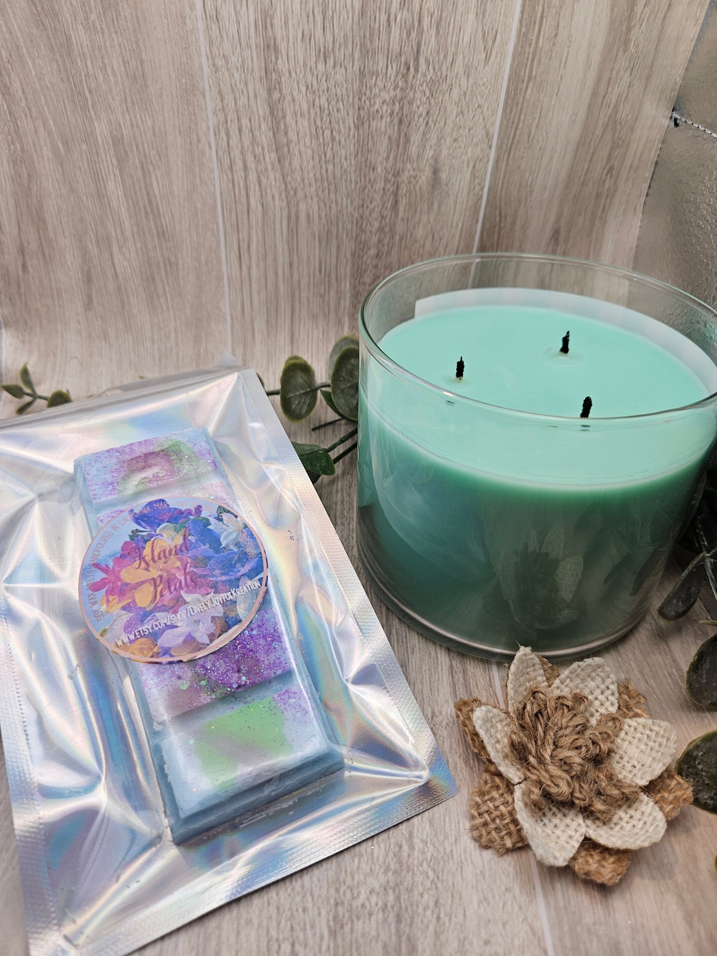 Island Petals Snap Bar Soy Wax Melts