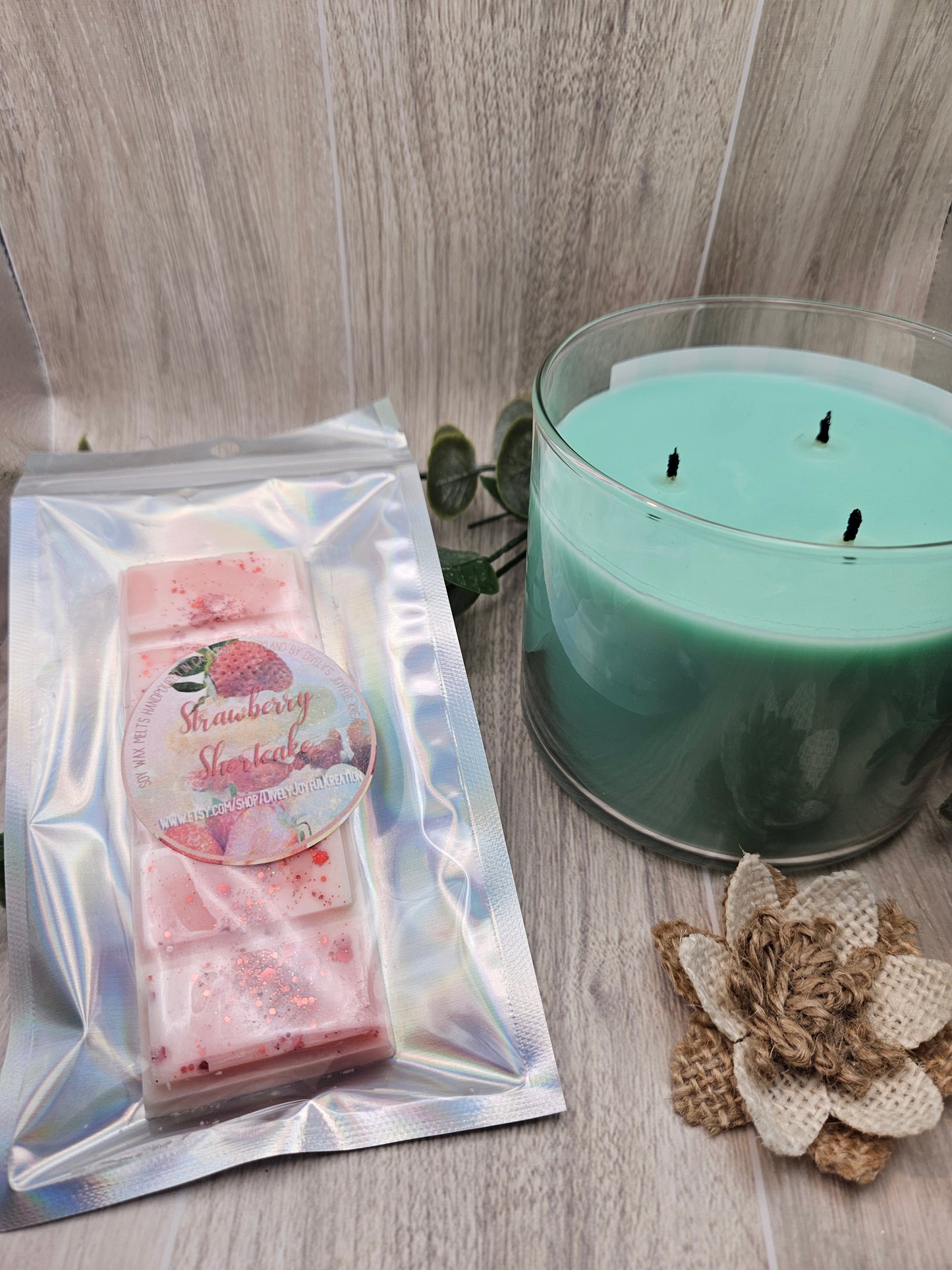 Strawberry Shortcake Snap Bar Soy Wax Melts