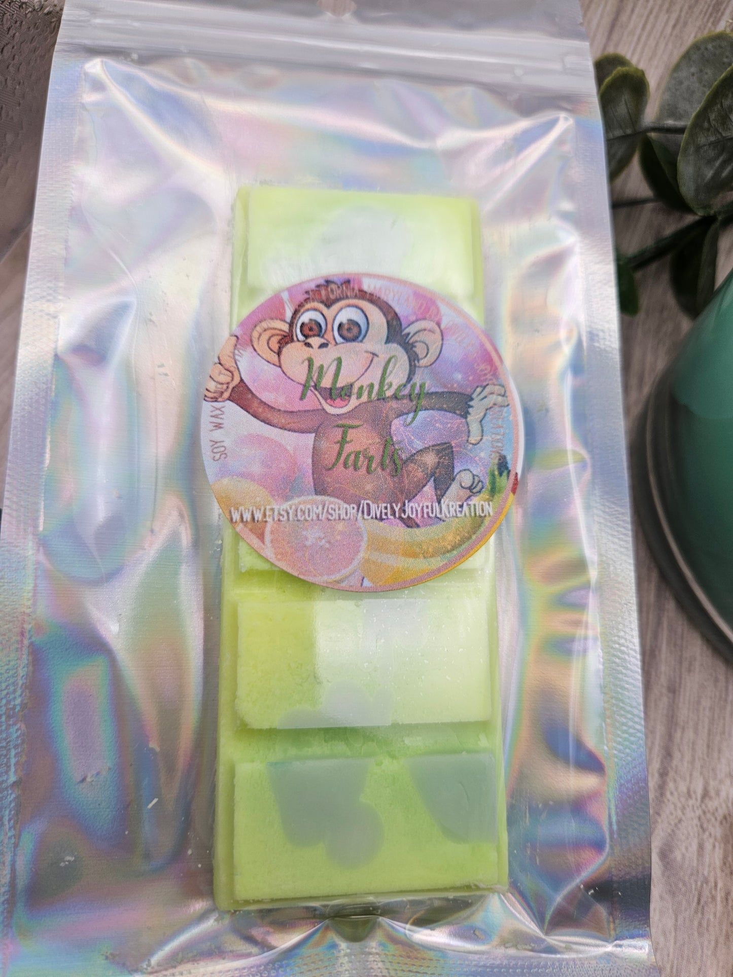Monkey Farts Snap Bar Soy Wax Melt