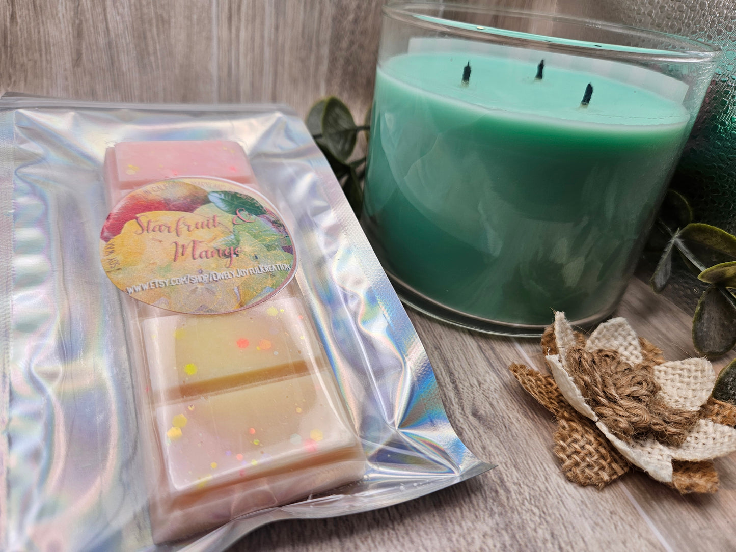 Starfruit & Mango Snap Bar Soy Wax Melt (WHILE SUPPLIES LAST!! - DISCONTINUED)