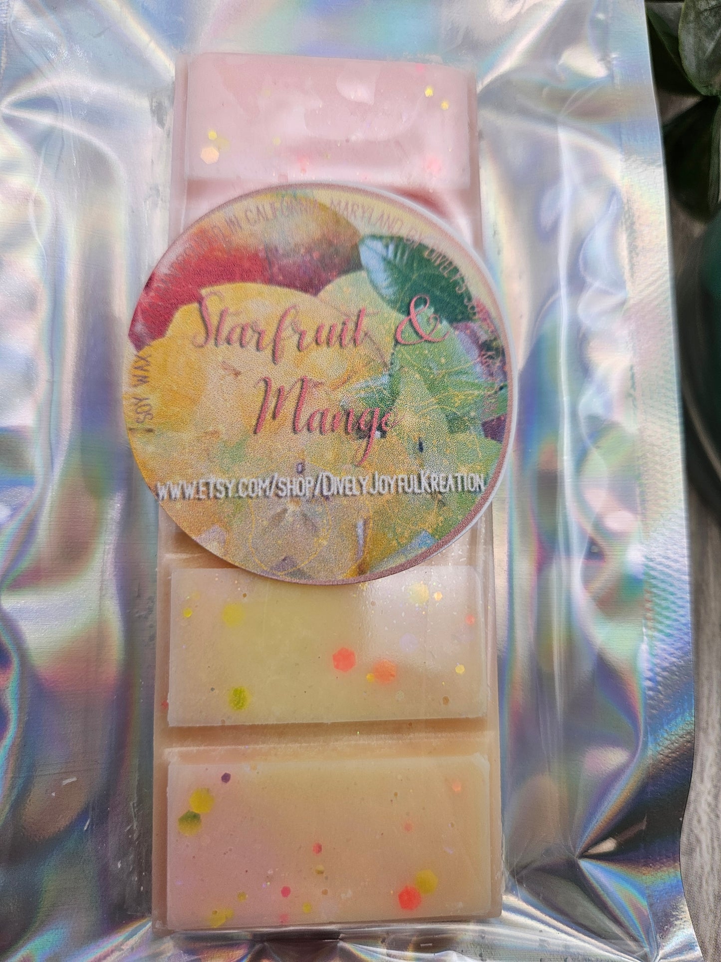 Starfruit & Mango Snap Bar Soy Wax Melt (WHILE SUPPLIES LAST!! - DISCONTINUED)