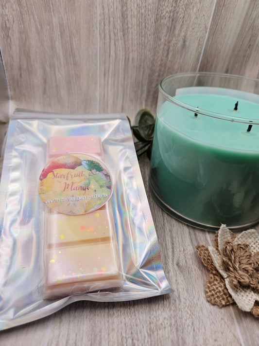 Starfruit & Mango Snap Bar Soy Wax Melt (WHILE SUPPLIES LAST!! - DISCONTINUED)