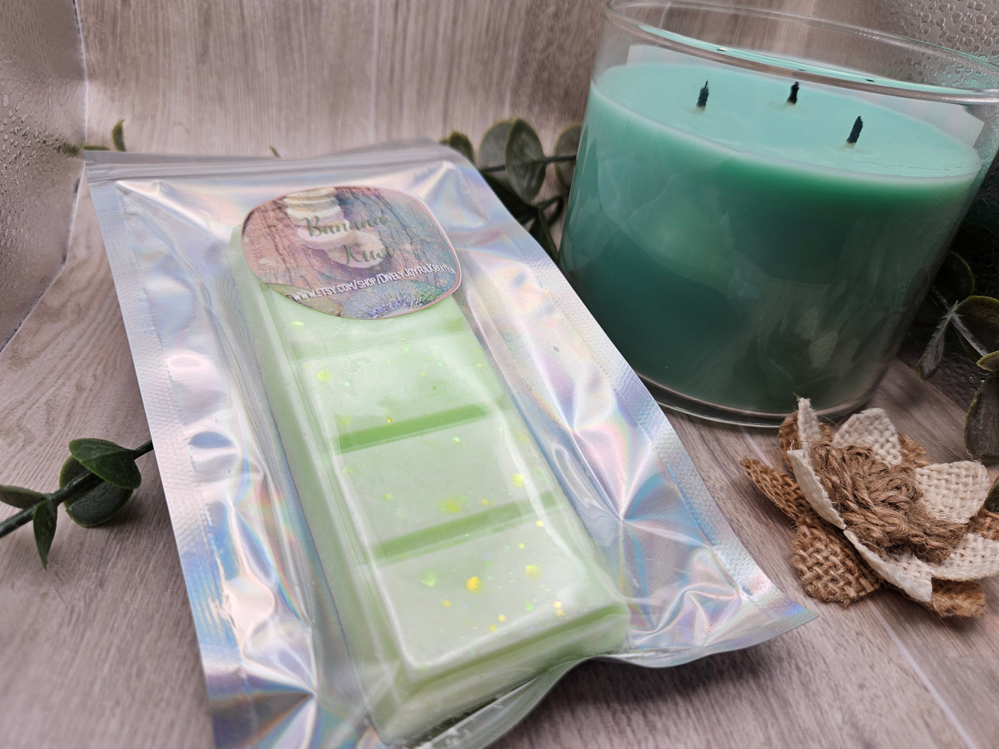 Banana Kiwi Snap Bar Soy Wax Melt