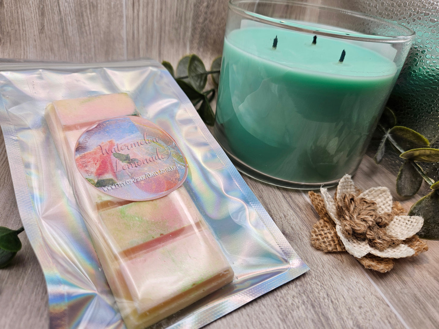 Watermelon Lemonade Snap Bar Soy Wax Melt