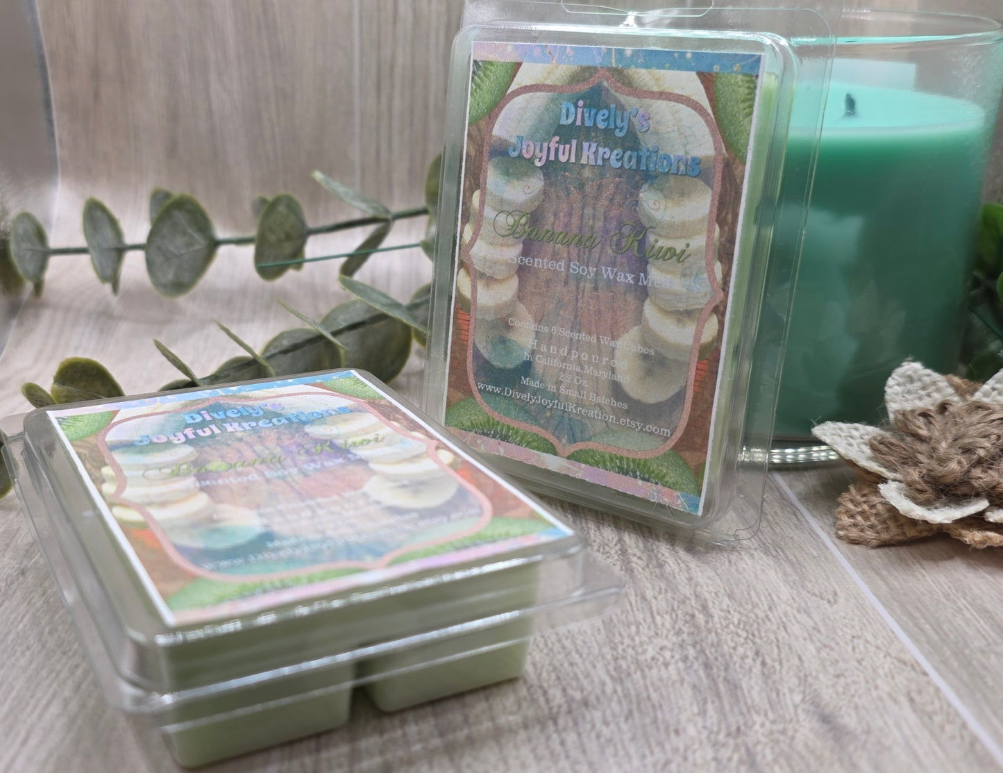 Banana Kiwi Soy Wax Melt
