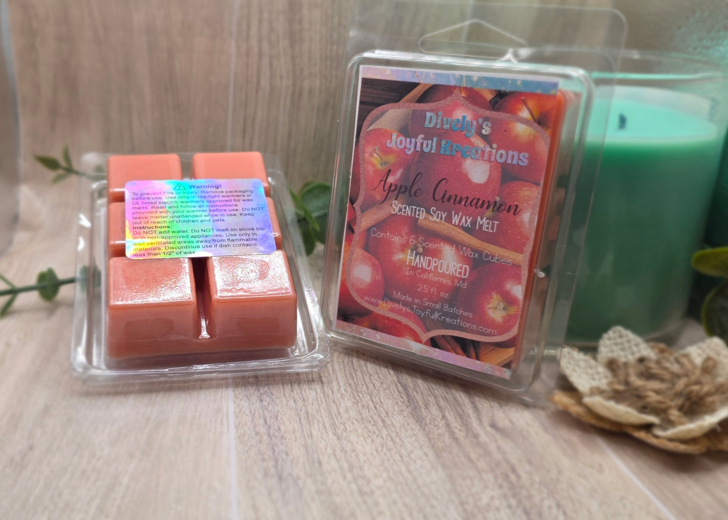 Apple Cinnamon Soy Wax Melt